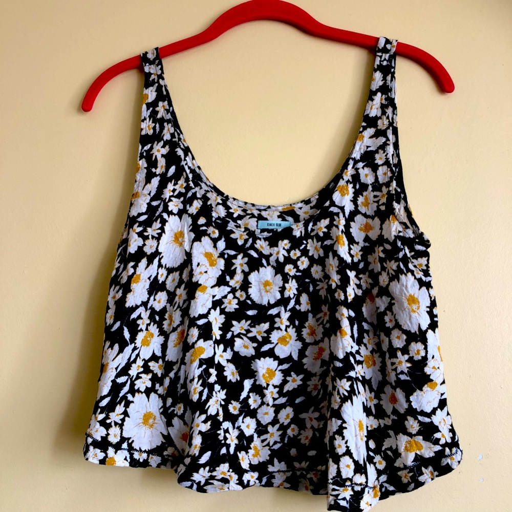 Floral Crop Tank